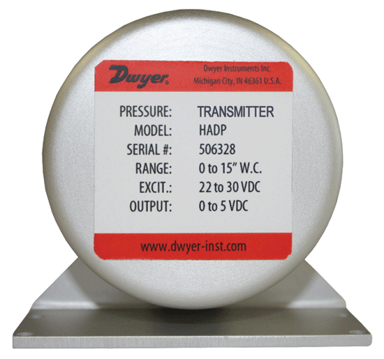 Dwyer High Accuracy Differential Pressure Transmitter, Series HADP